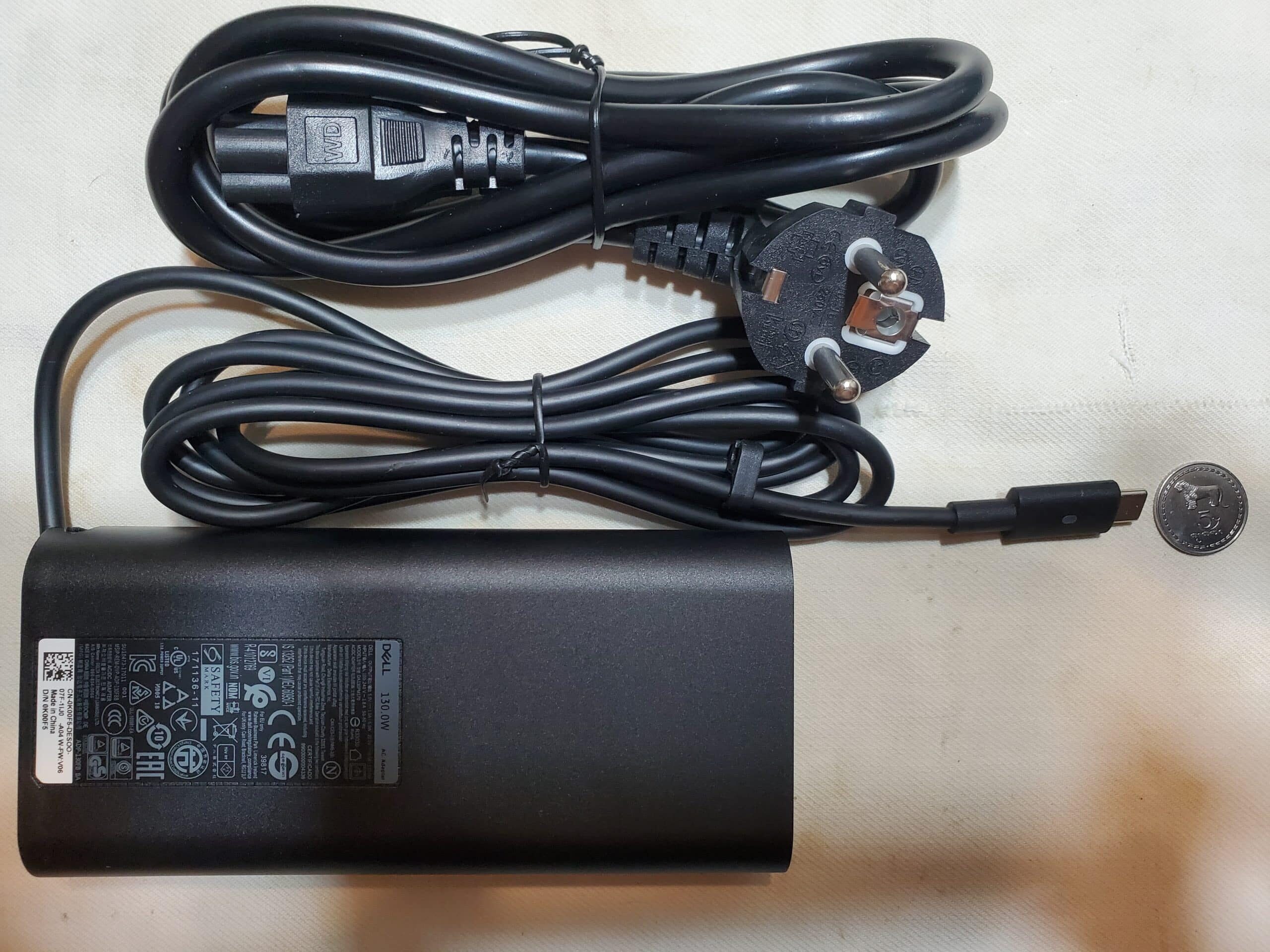 20240917_205855 DELL laptop charger 130w TYPE-C
