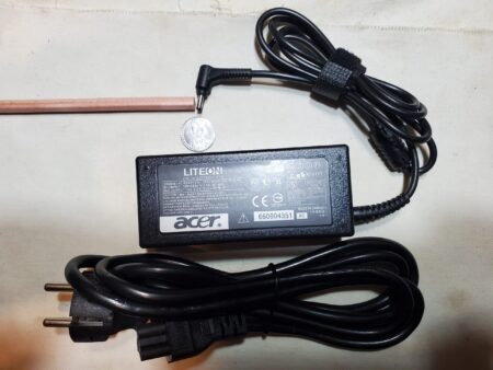 Acer სკოლის ლეპტოპის დამტენი 65w 19V – 3.42A 3mm-1.1mm დენის კაბელით
