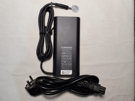 Dell 130w 4.5*3.0mm laptop oval charger with power cable