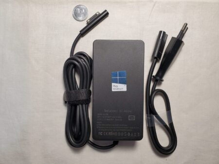Microsoft Surface pro, Go and book charger 102w a1798. front side