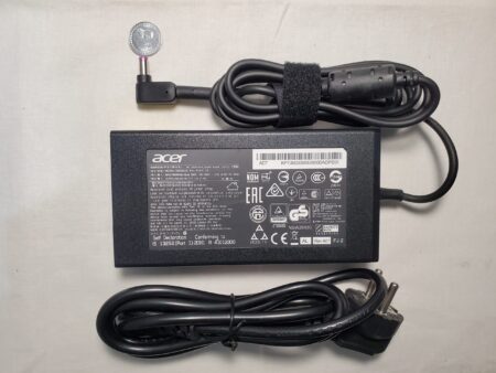 Acer laptop charger 135w 19V - 7.1A 5.5x1.7mm with power cord, front side