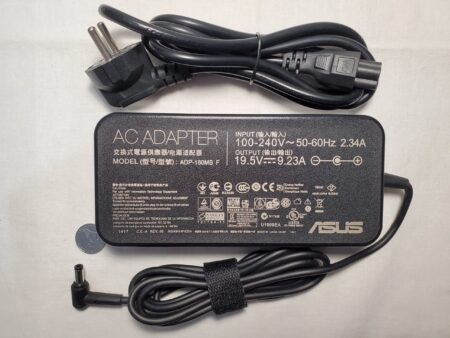 ASUS laptop charger 180w 19.5V - 9.23A 5.5x2.5mm with power cord, front side