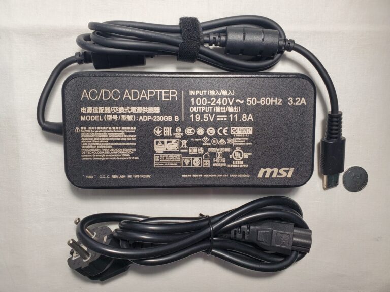 280 W USB-Oplader Adapter voor MSI Raider GE78 GE68 GE68HX GE78HX Creator Z16 Z17 Z16HX Z17HX GE66 GE76 GP76 GP66 MS-17S1 MS-15M2 MS-15G2 MS-5G2 MB
